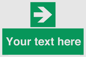 Custom Arrow Right Sign